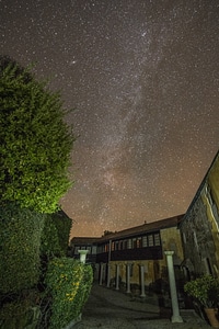 Orense galicia milky way photo