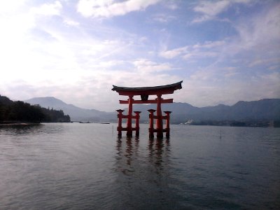 Floating Miyajima Torii