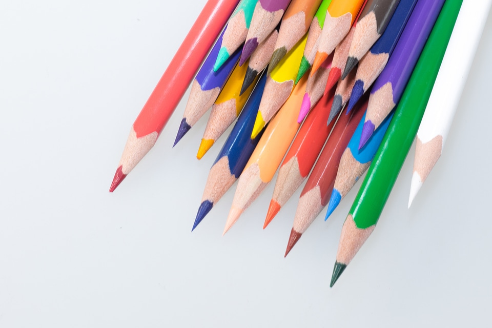 Colorful color paint