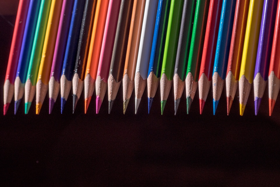 Colorful color paint