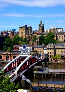 The old quayside of Newcastle photo