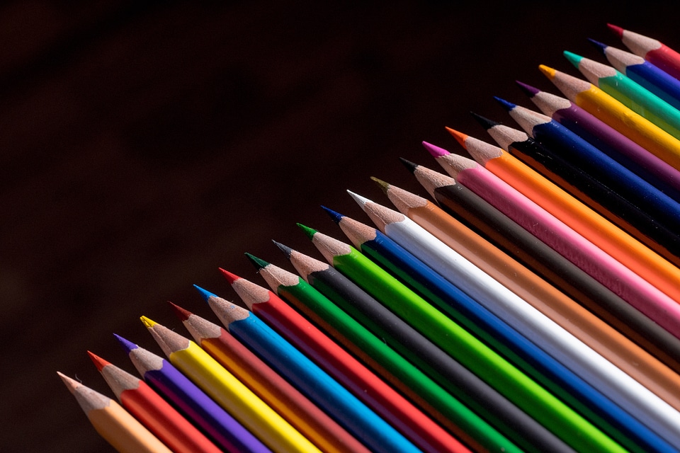 Colorful color paint