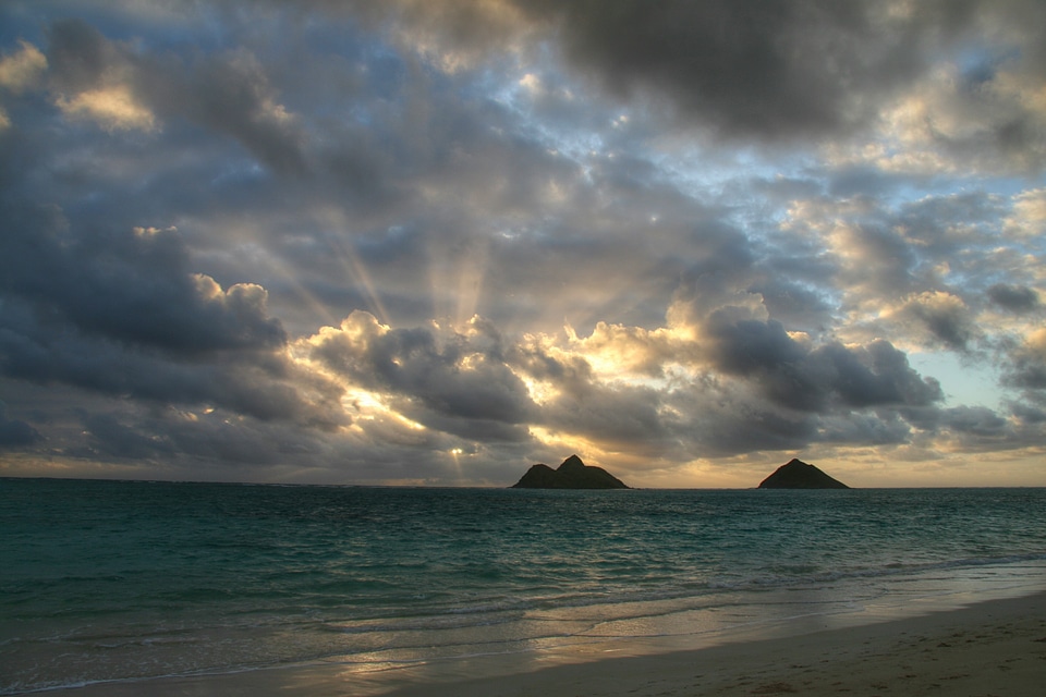 Seascape nature beach