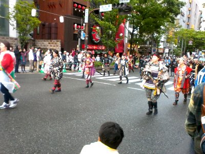 Dontaku parade: Here come the samurai