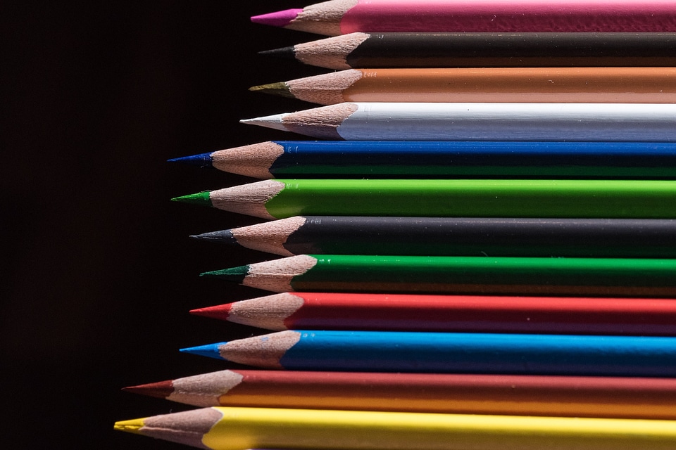 Colorful color paint