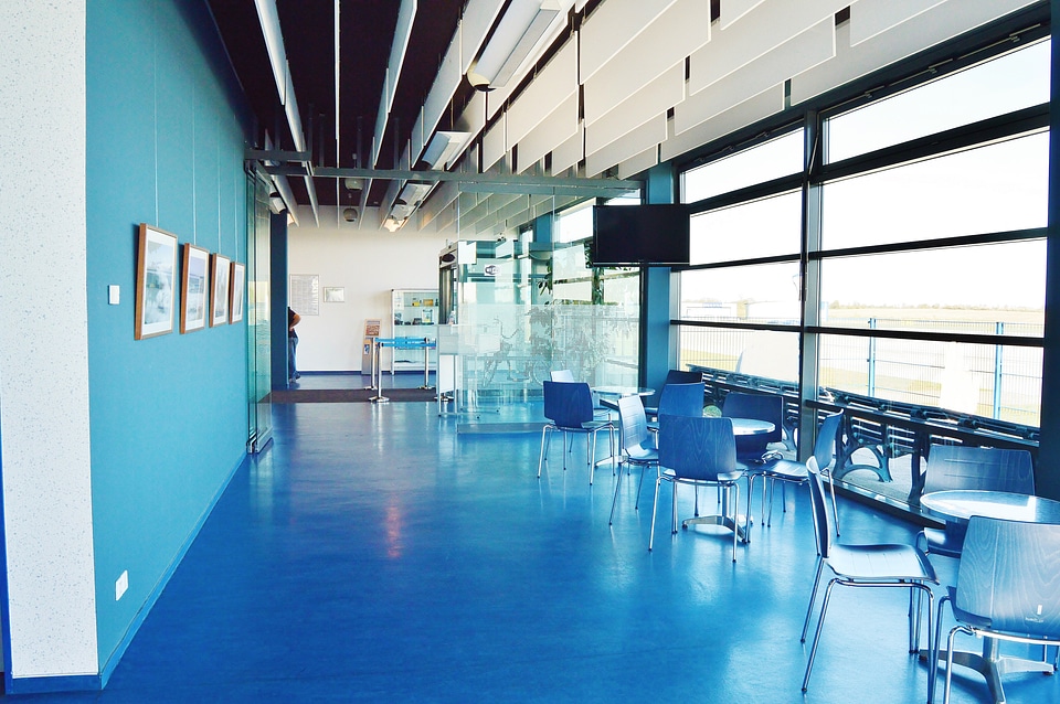 Waiting room airport straus mountain brandenburg