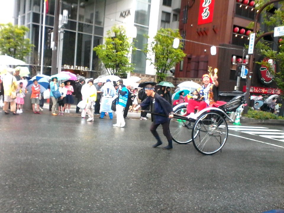 Dontaku parade: Famous mangaka I think I was told?
