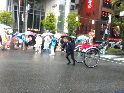 Dontaku parade: Famous mangaka I think I was told?