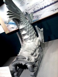 Roof fish-thing to ward off bad luck