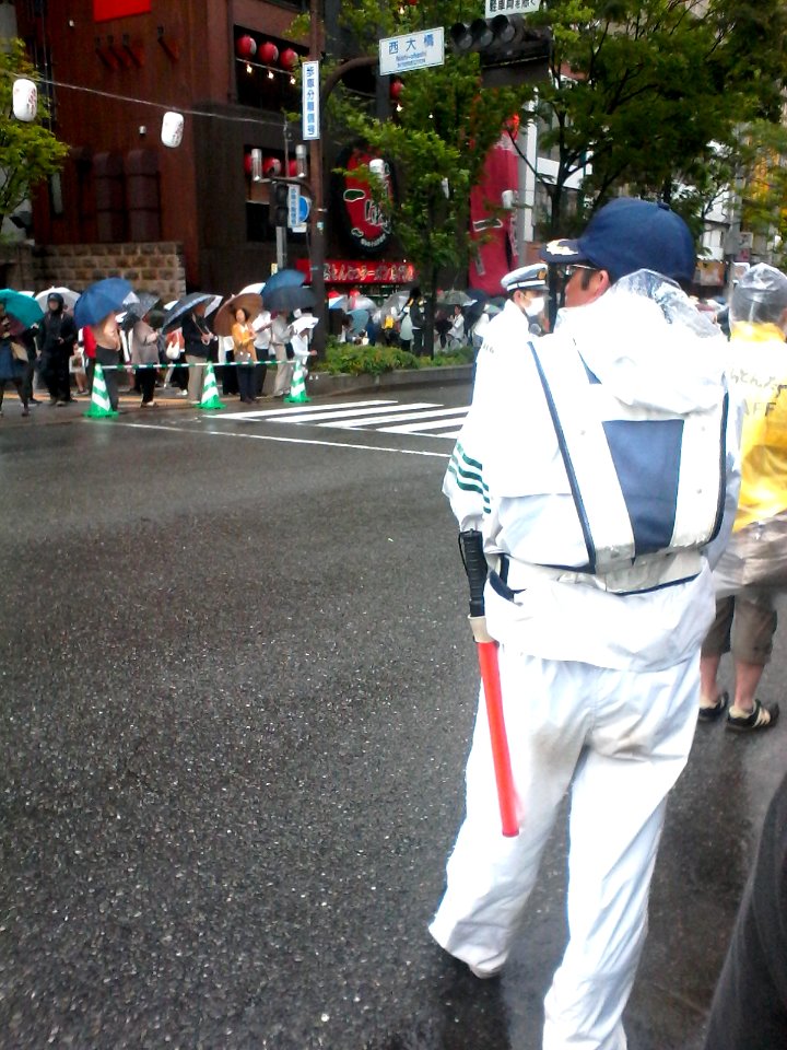 Police folks get actual light sabers