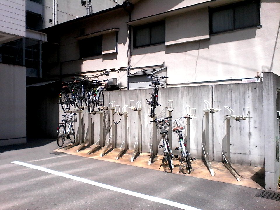 Of course, the bike parkings can be cool too