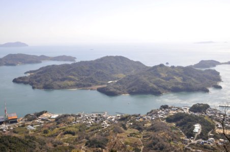 岩城・積善山から見た赤穂根島