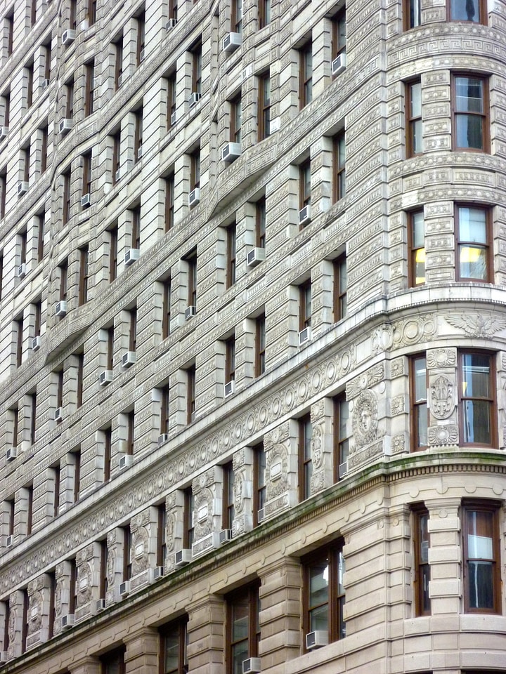 City architecture flat iron