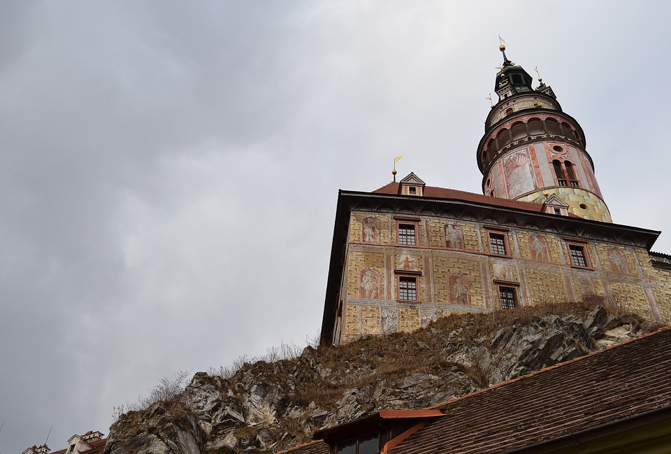 Castle czech krumlov tower
