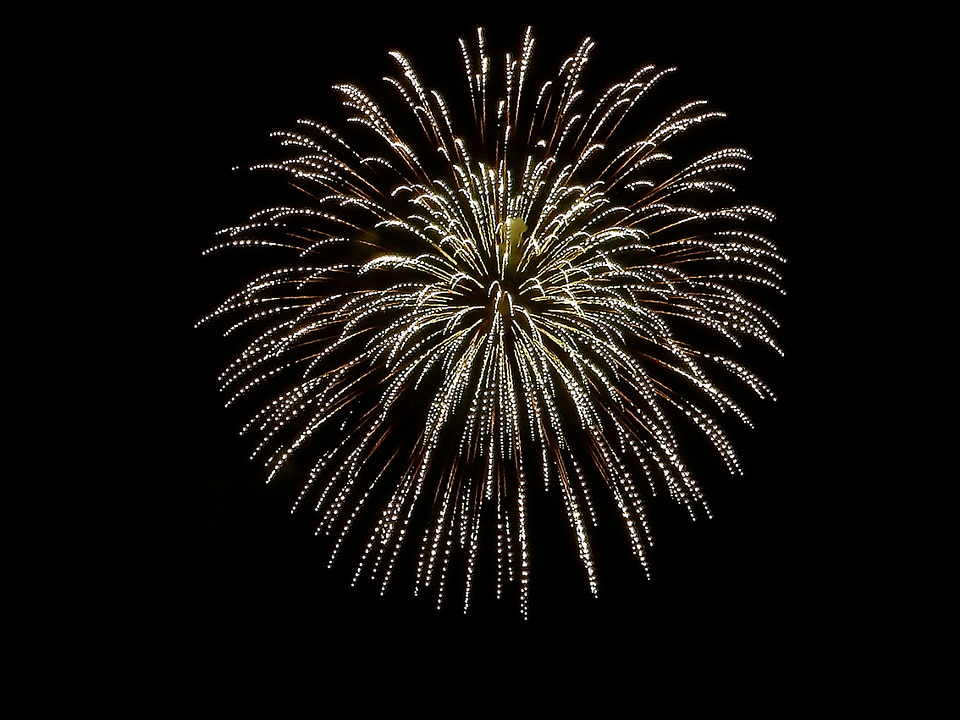 Fireworks night light