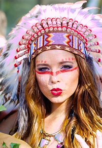 Portrait indians spring jewelry