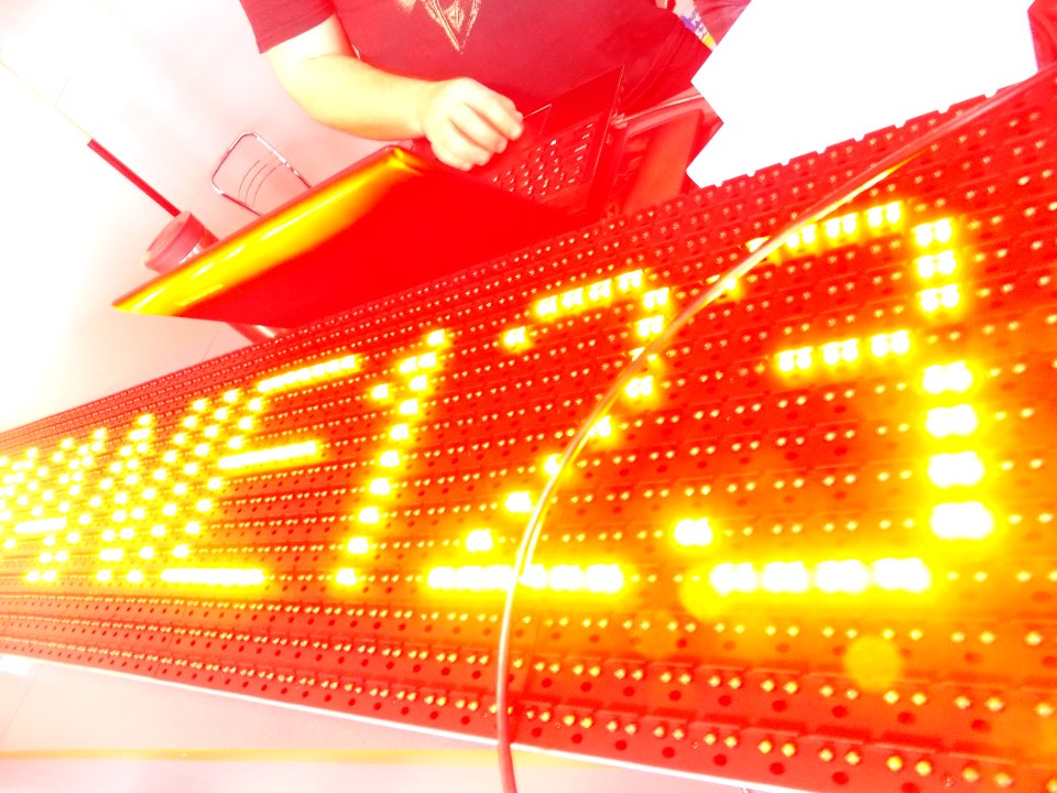 Tablica diodowa LED test 1
