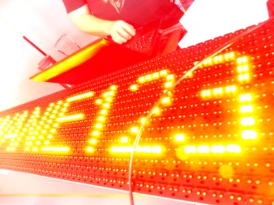 Tablica diodowa LED test 1