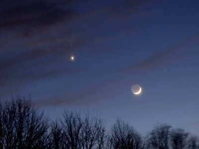 moon and jupiter