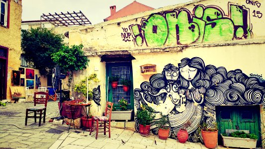 Streets of Plaka, Athens photo