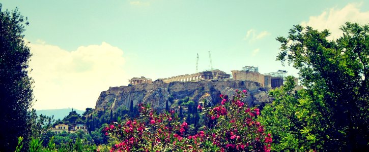 Acropolis view from Thissio square