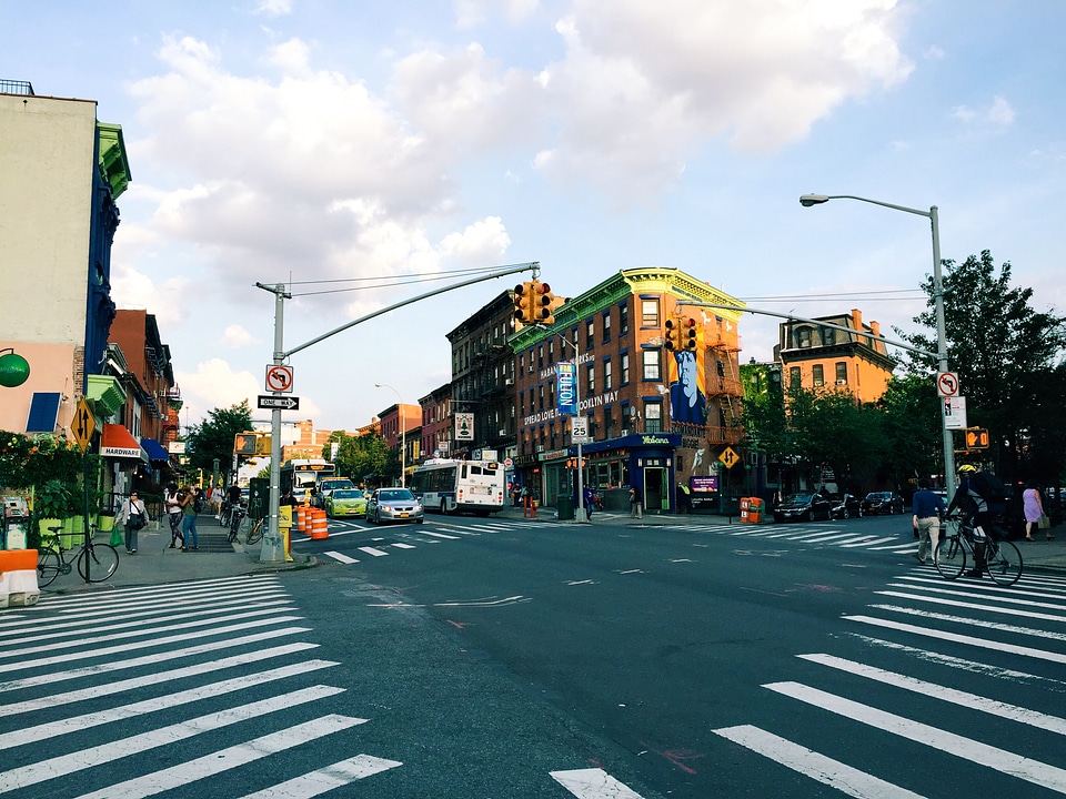 Urban road street