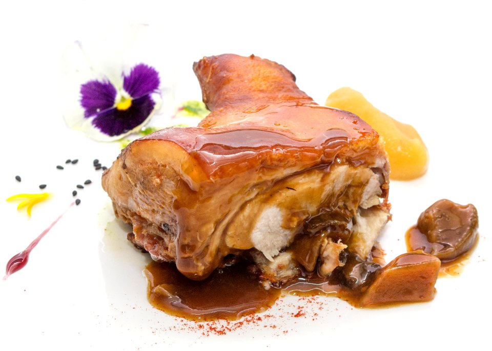 jamón de cochinillo asado