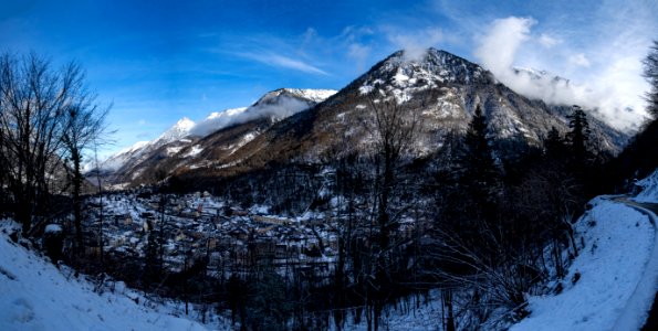 Cauterets depuis la ferme basque