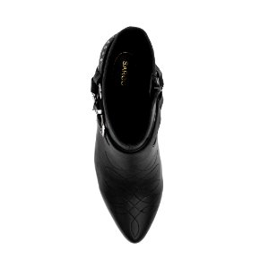 SARGOSSA Guns & Glitter Black Nappa w.Silver  $395  £275   €360