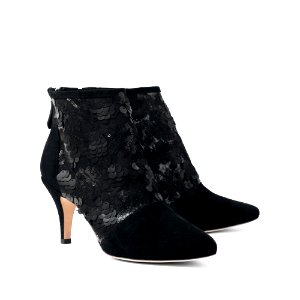 SARGOSSA Tangle Black Suede w.Sequins  $335  £235  €309.95