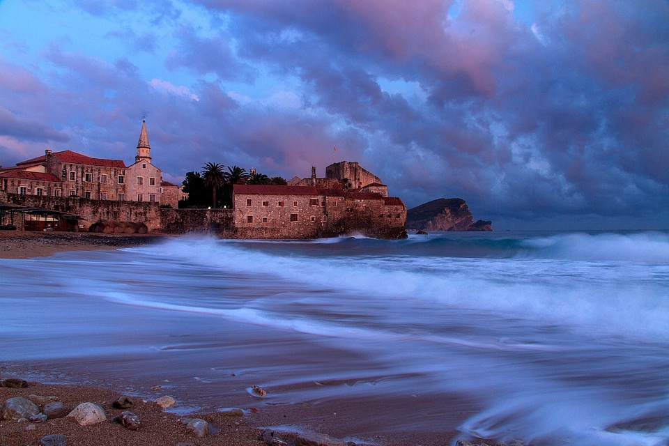 Water budva montenegro photo