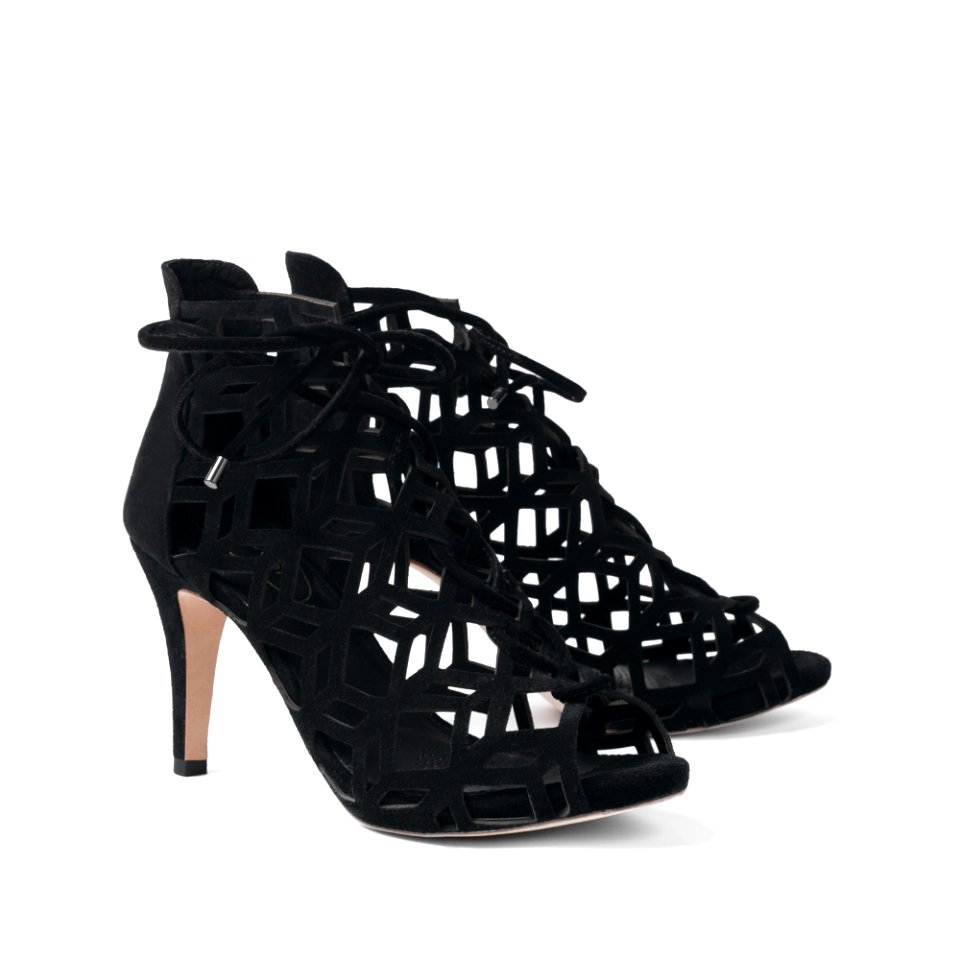 SARGOSSA Fairytale Black suede  $295  £205 €269.95