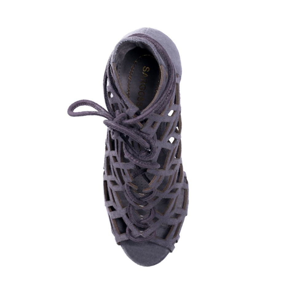 SARGOSSA Fairytale Grey suede  $295  £205 €269.95