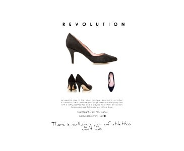 REVOLUTION BLACK PONY HAIR RRP €220/DKK1650/£165