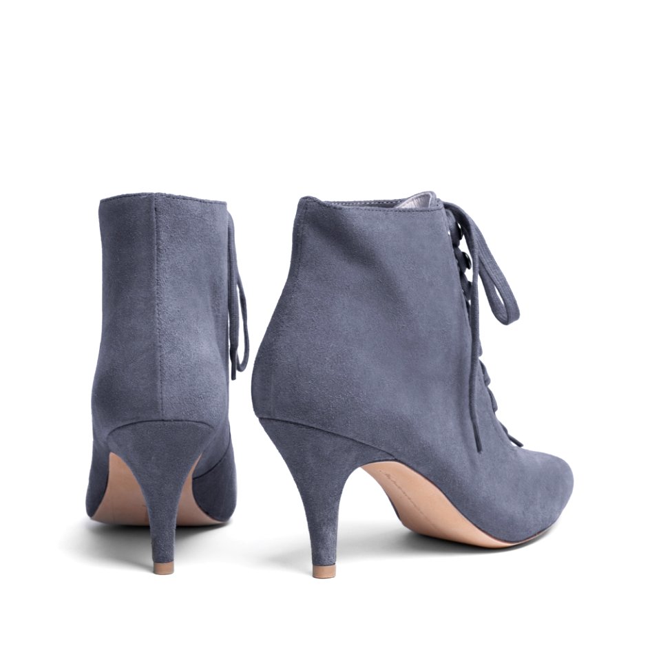 SARGOSSA ZigZag Grey Suede Cotton Lace  $379.95  £250  €329