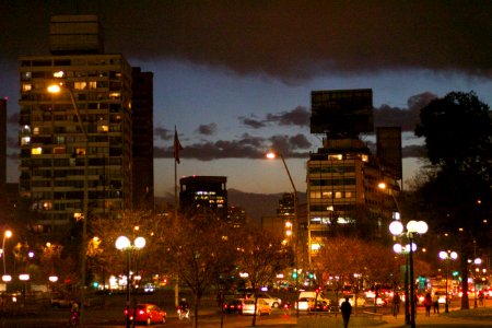 Noche por el parque