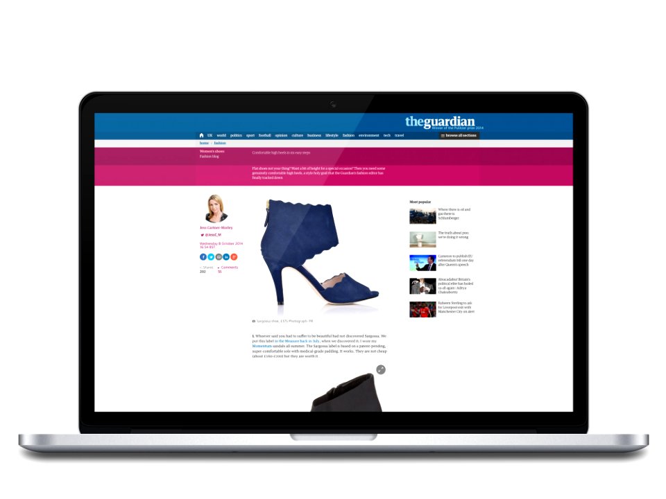 The Guardian recommendation by Jess Cartner-Morley. Momentum Navy by Sargossa