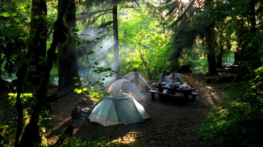 Sol duc camping campground people NPS Photo