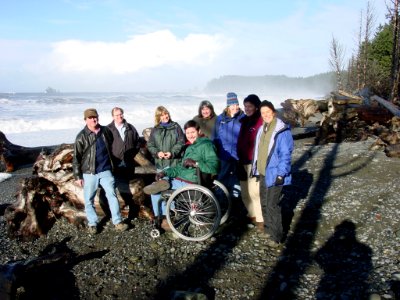 beach wheelchair access people NPS Photo