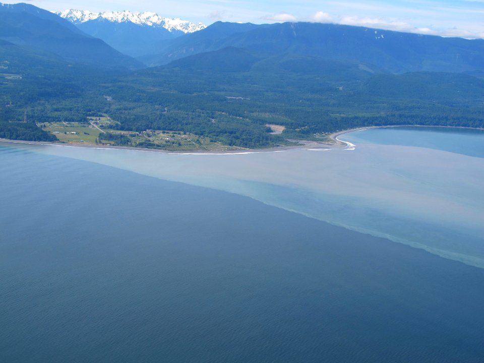 Elwha river nearshore silt drift NPS Photo 2012 photo