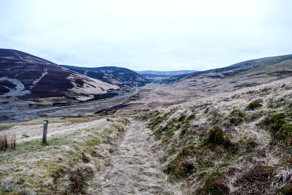 Path into glen at Wanlockhead