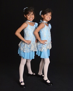Dancer child sister photo