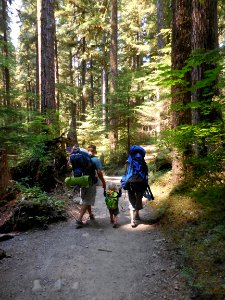 visitors family hike forest sul duc kid cbubar 2015