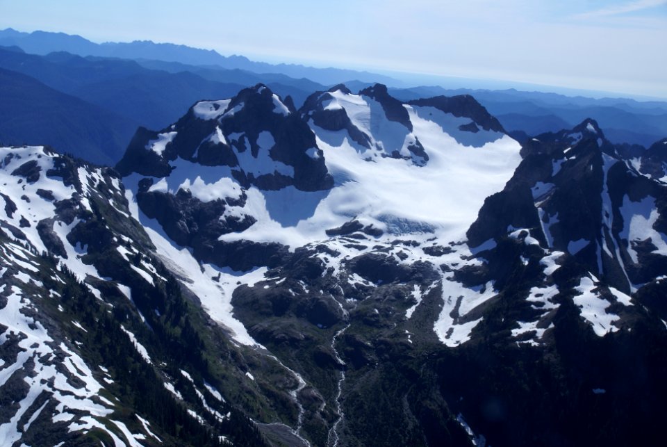 Scenic glacier Mt.Olympus runoff NPS Photo 2011