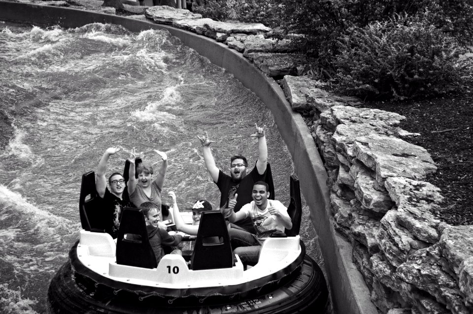 Crazy Raft Ride BW