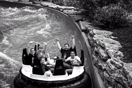 Crazy Raft Ride BW