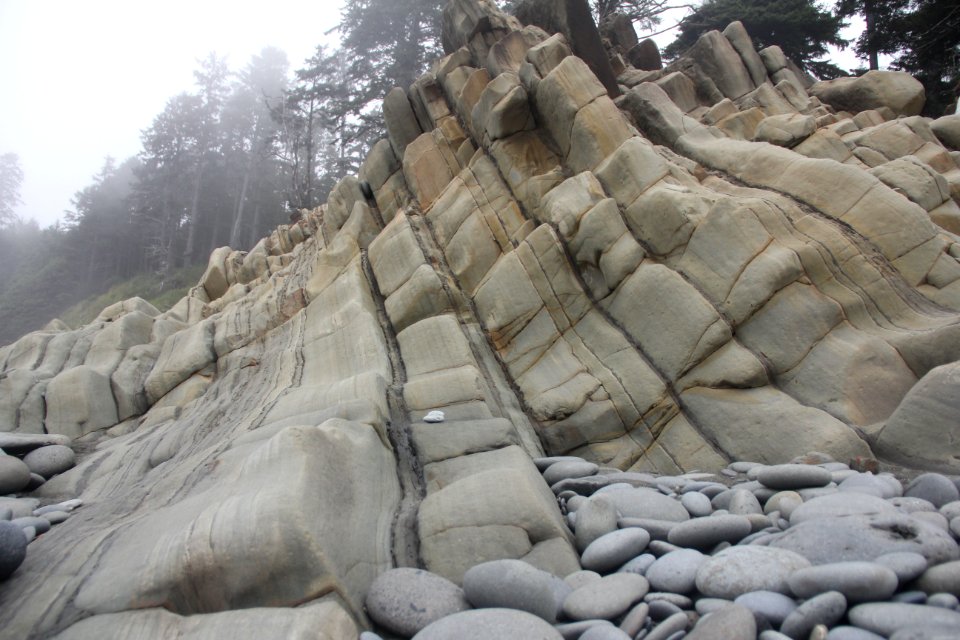 geology rock beach Zaidel 2013 credit required