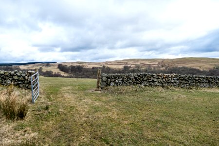 Southern Upland Way  towards Ardoch Farm