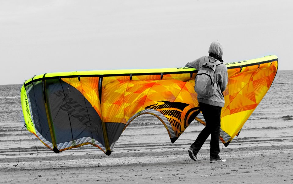 Kite Surfing Dollymount Beach