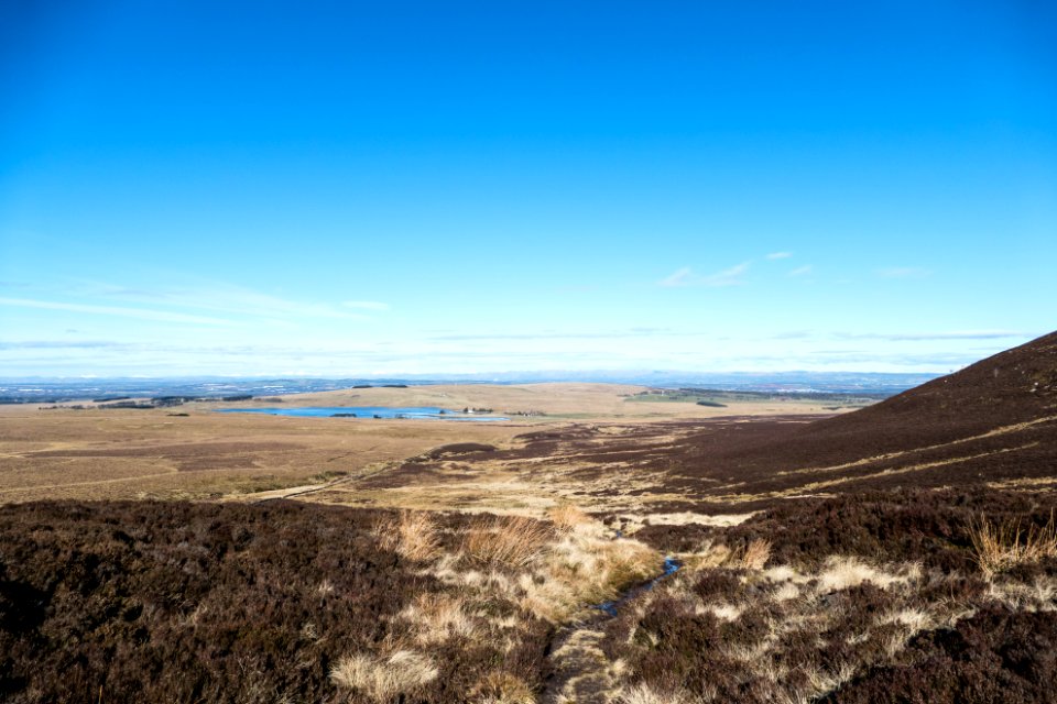 View north from Cauldstane Slap